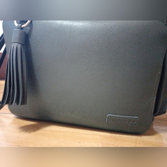 Blue Leather SKIP HOP Backpack/Diaper Bag - Picture 3 of 12